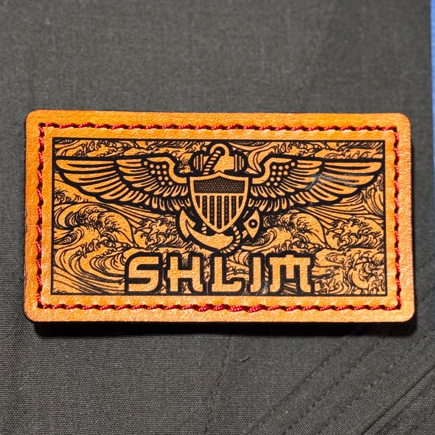 Naval Aviator Friday Patch Wave Background