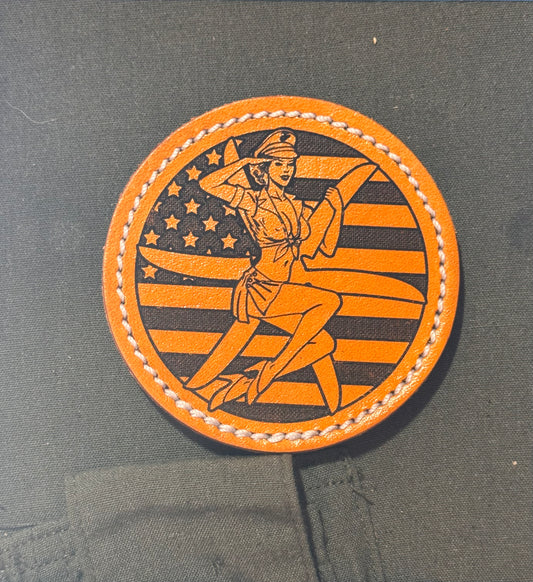 Herc Prop Pin Up US Flag Shoulder Patch