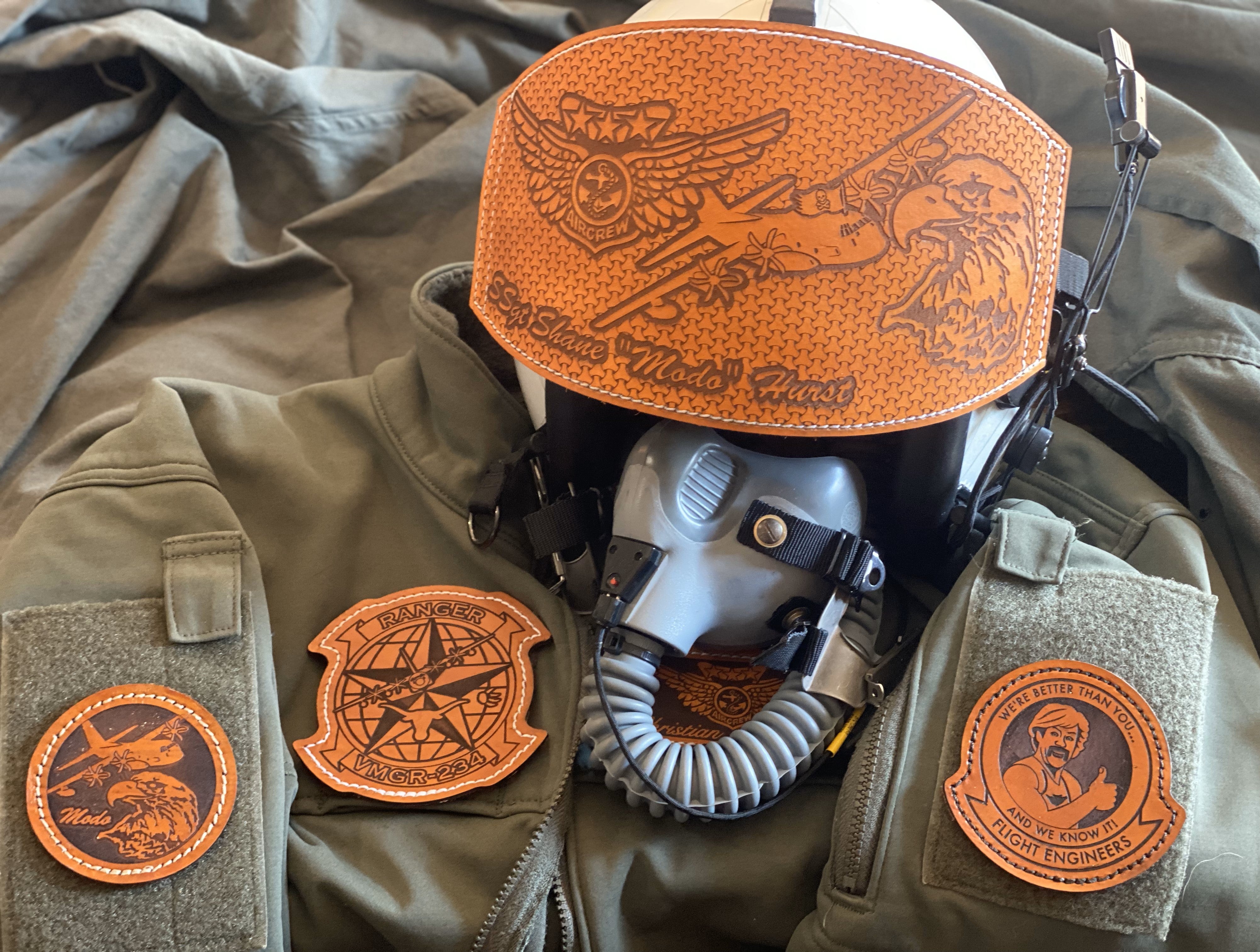 Leather 2025 flight patches