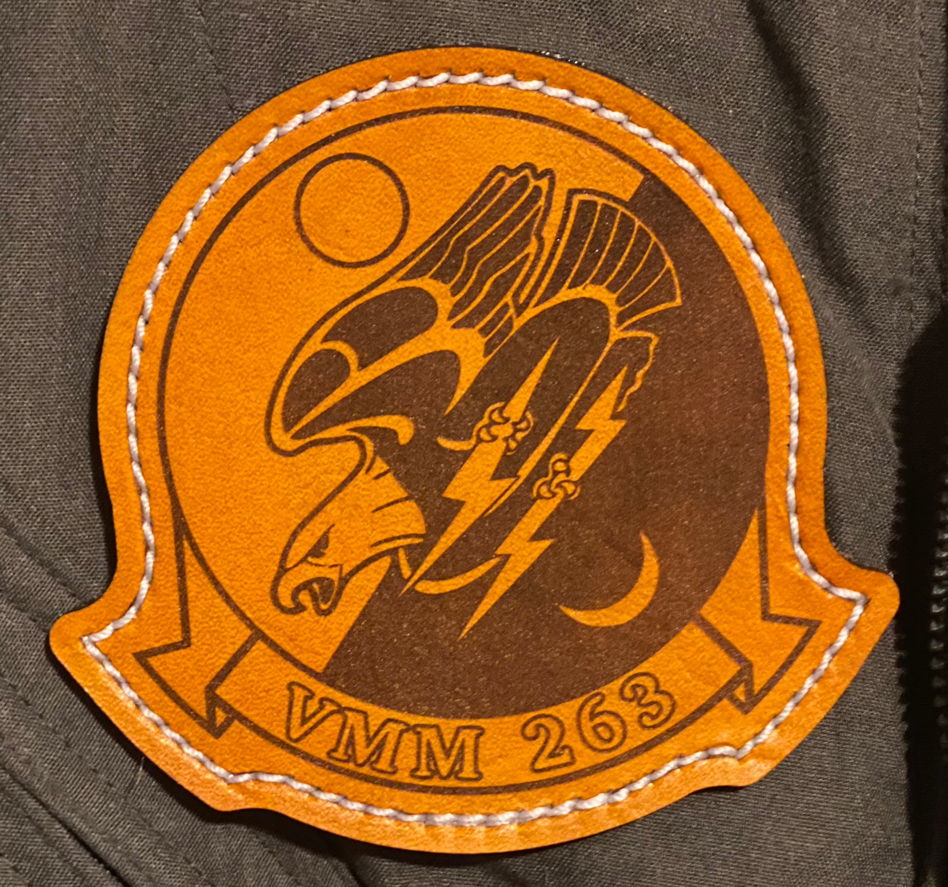 VMM-263 Thunder Chickens Squadron Patch – Flight Deck Leather Company